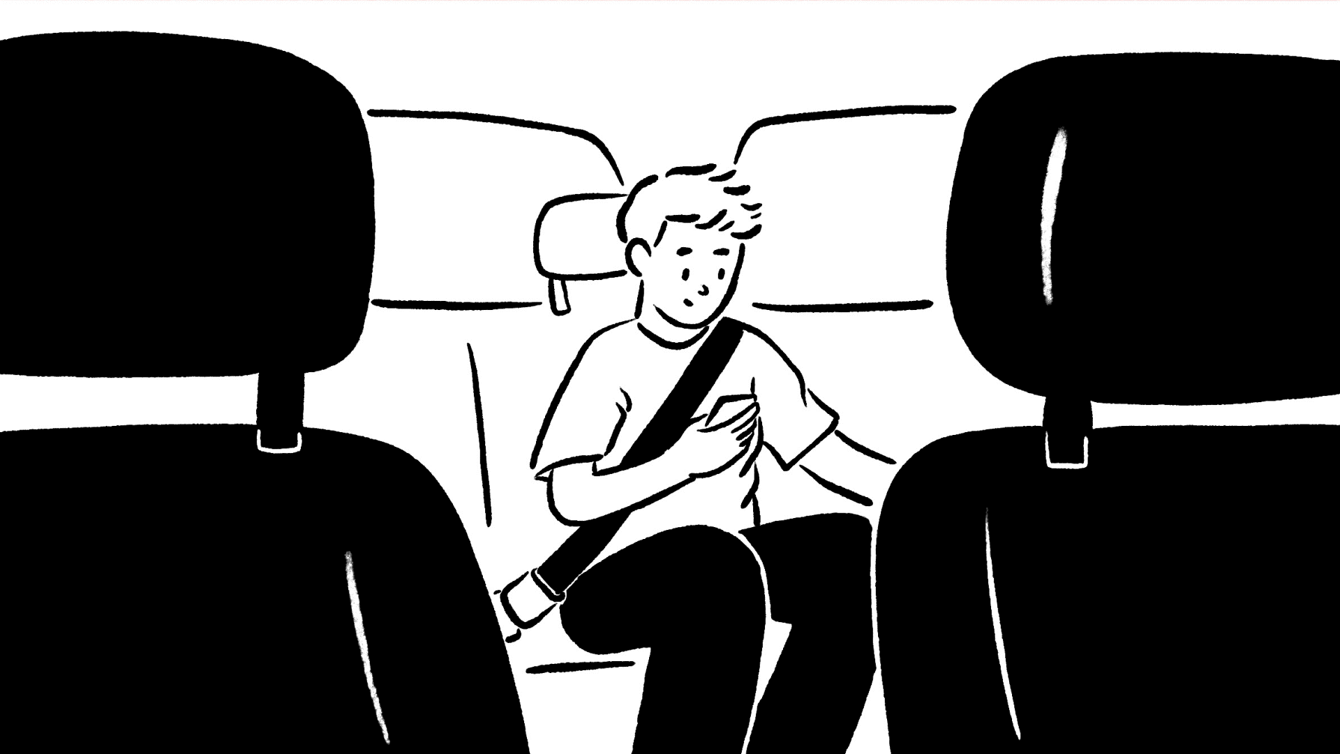 Riding passenger in on mode lets AI do all of the driving.