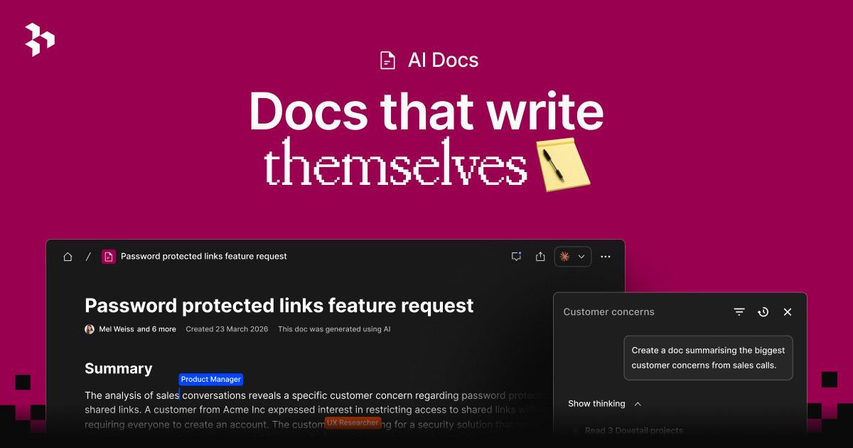 AI Docs | Dovetail