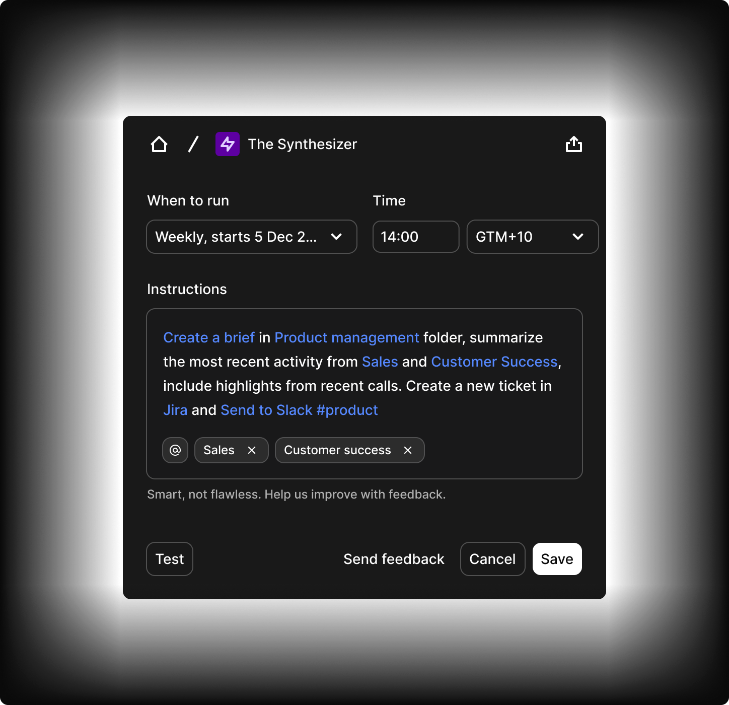 AI agent automating the path from research signal to action