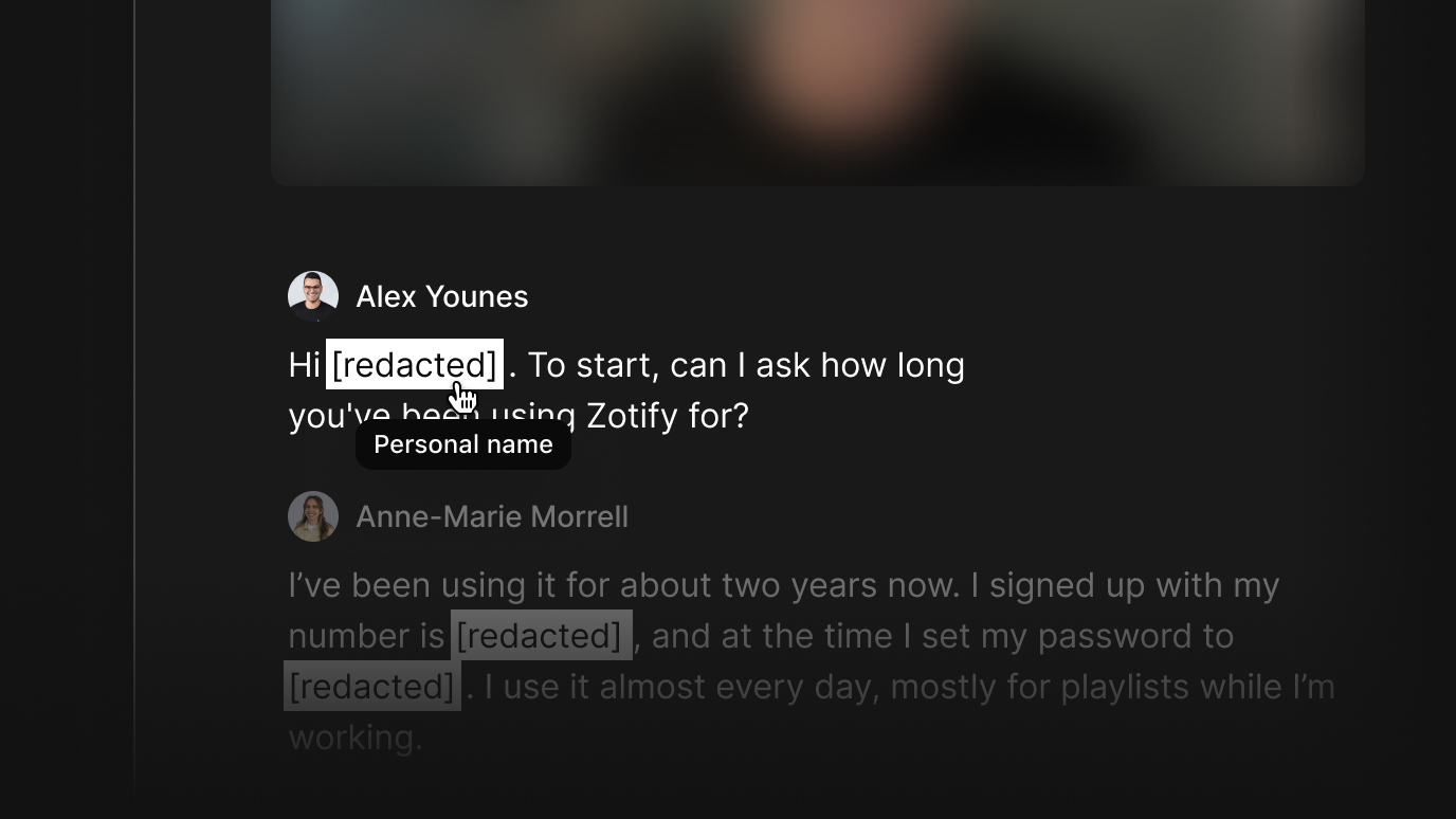 AI redaction protects sensitive data automatically