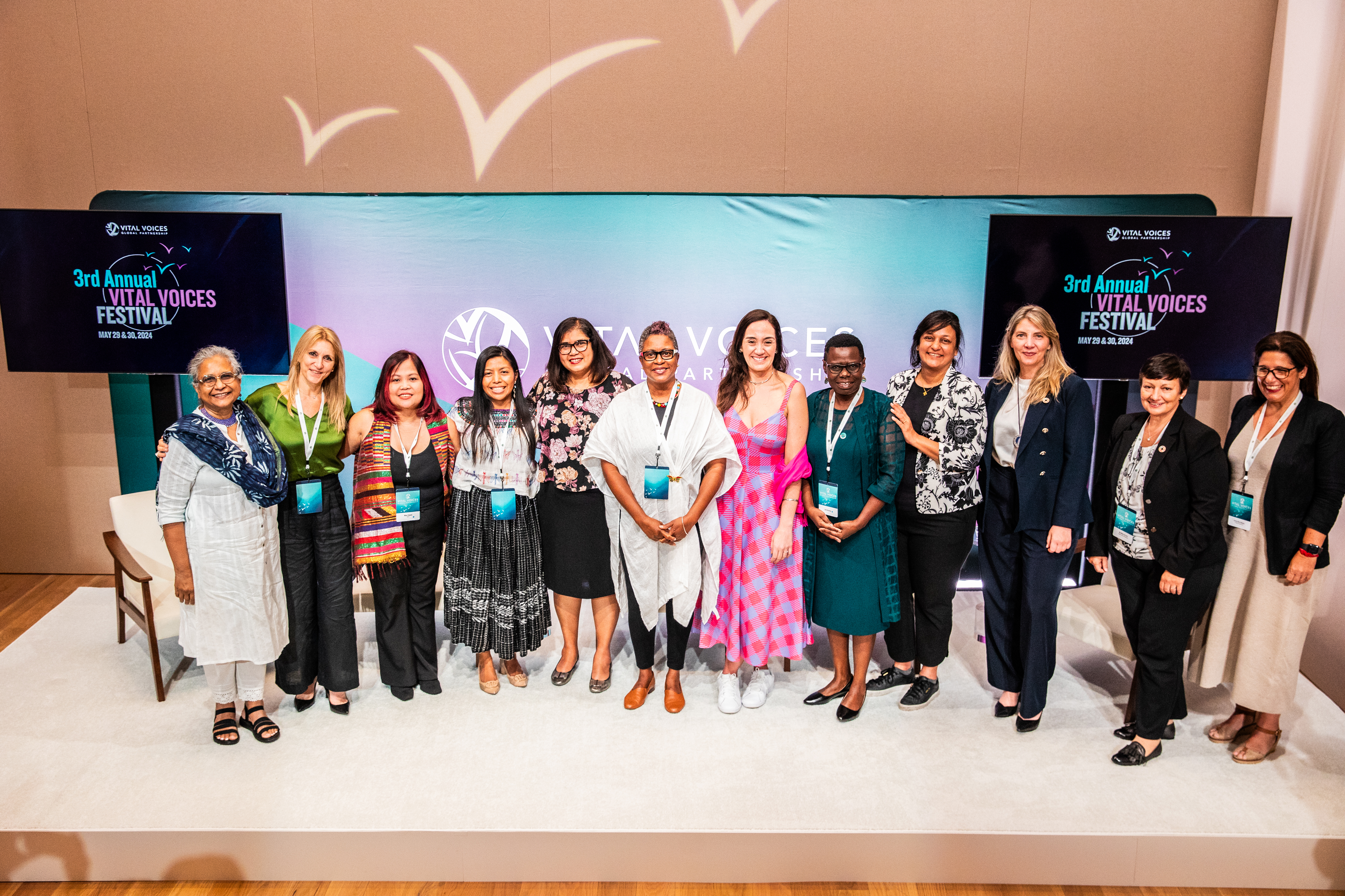Women leaders gathered at the Vital Voices Annual Festival 2024.